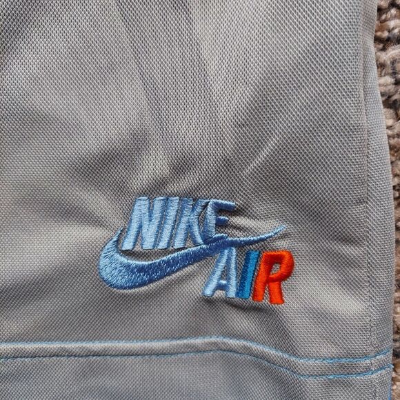 Nike Air Men's Basketball Shirt Gray/Blue w/Cool Graphics Sz X-Large - Picture 2 of 7